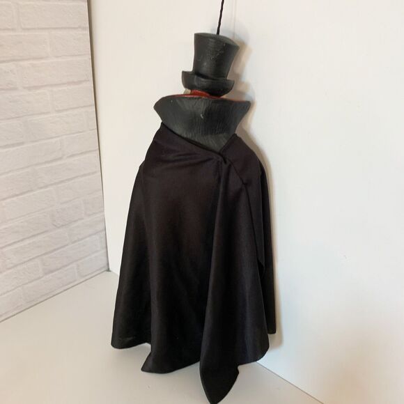 Vintage Halloween Paper Magic Phantom of the Opera Skeleton In Top Hat Hanging - Picture 3 of 6